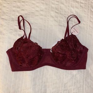 F21 Maroon Bra